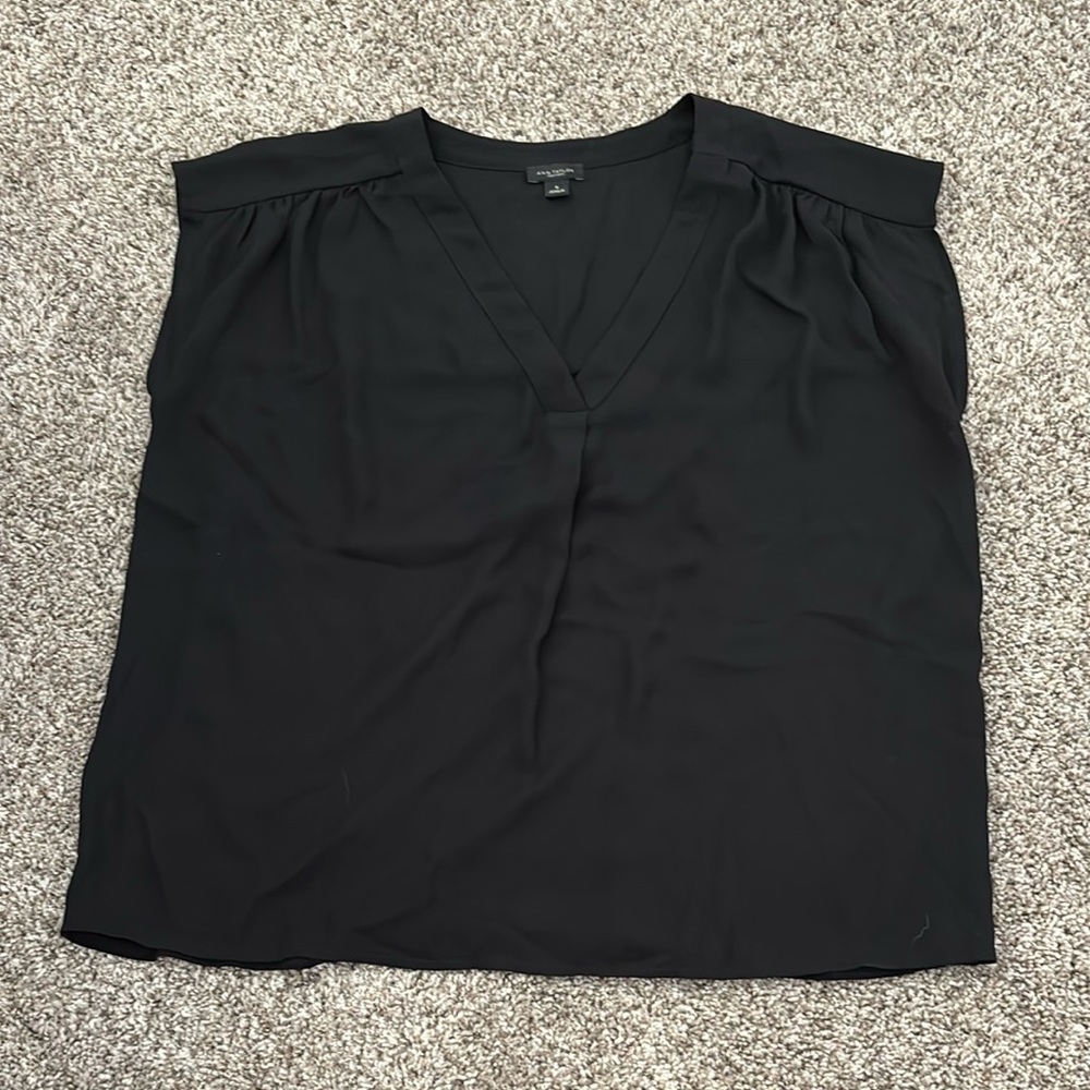Ann Taylor Factory Black  Blouse